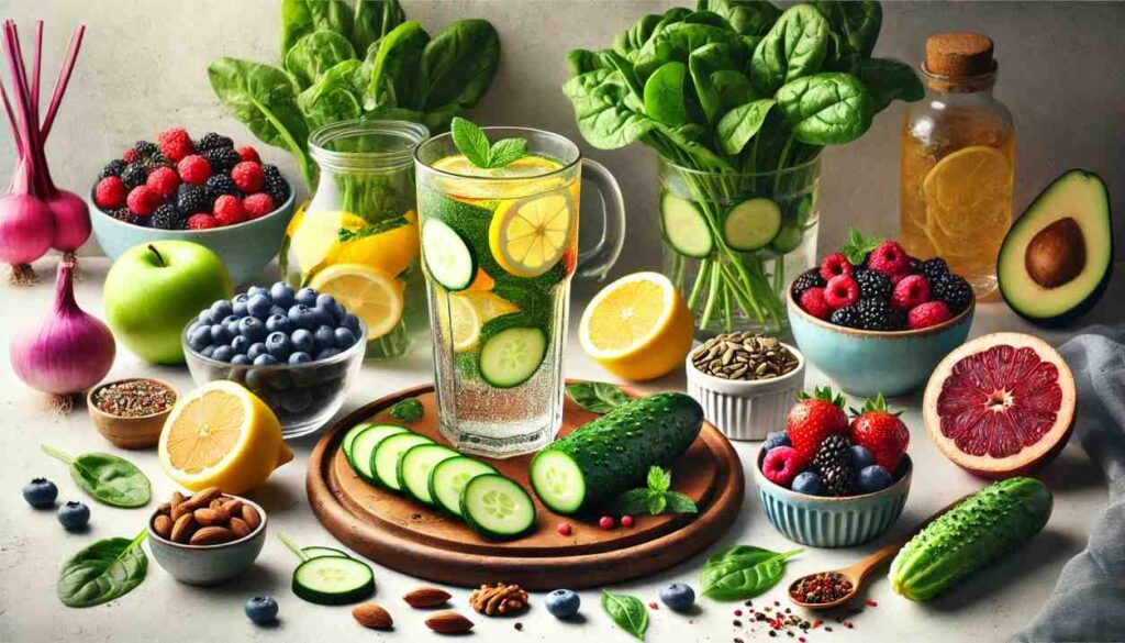 Detox and Cleanse Diets can help boost overall health and wellness by flushing out toxins, improving digestion, and promoting natural energy through nutrient-rich, whole foods.