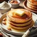 Almond flour pancakes with butter offer a delicious LCHF option to support your weight loss goals.