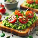 Avocado toast is a nutritious option in the Flexitarian Diet, supporting balanced and wholesome eating habits.