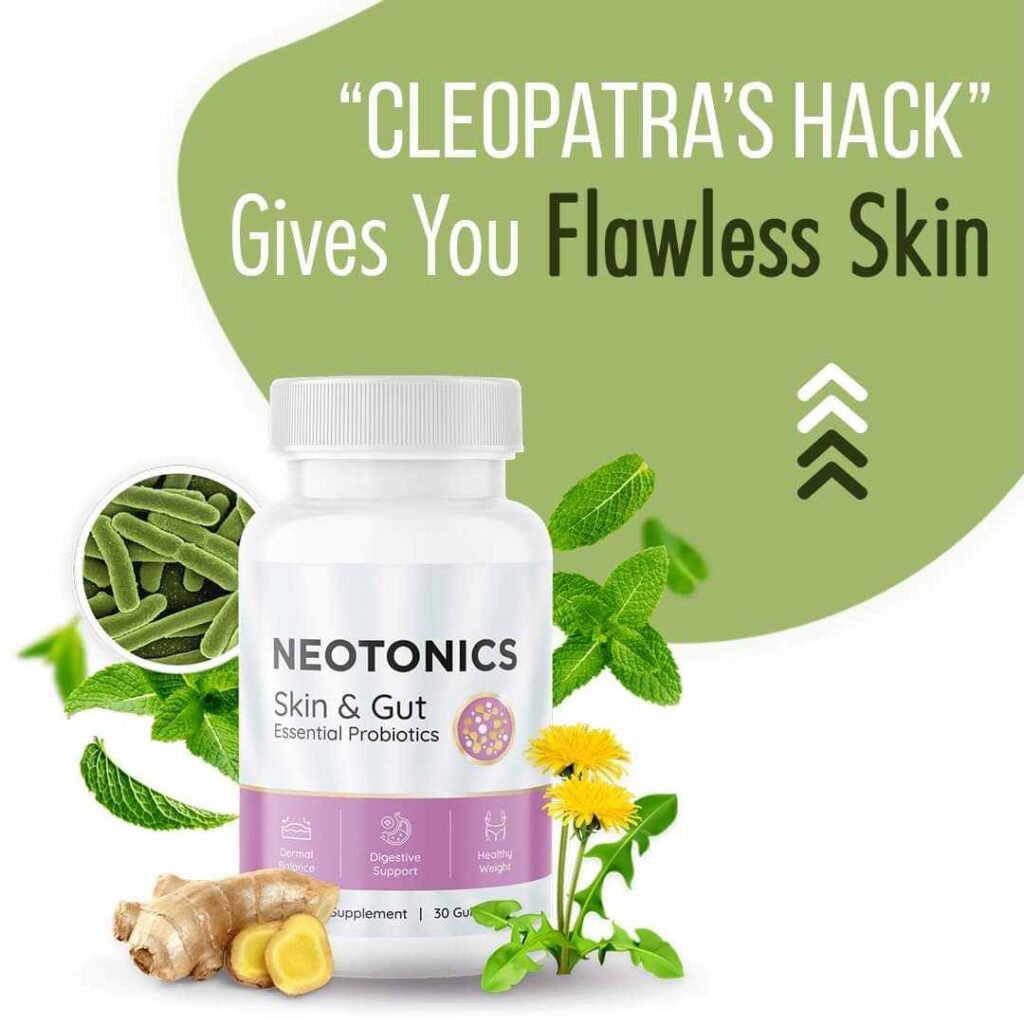 Neotonics aids in collagen production and healthy gut function naturally.